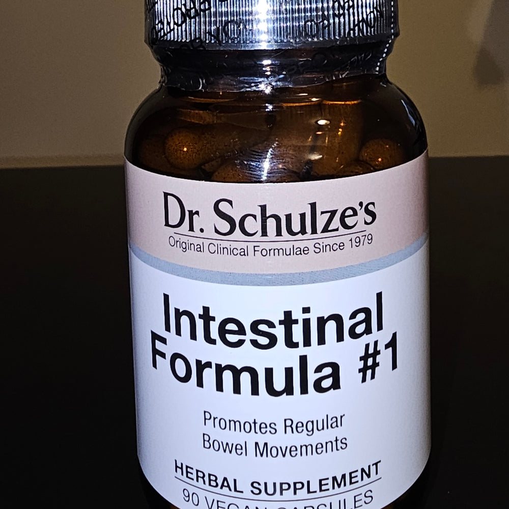 Dr. Schulze's Intestinal Formula #1 Organic Weight Loss Belly Fat Burner - 90 Vegan Capsules