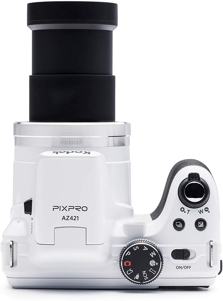 KODAK PIXPRO Astro Zoom AZ421-WH 16MP Digital Camera with 42X Optical Zoom and 3