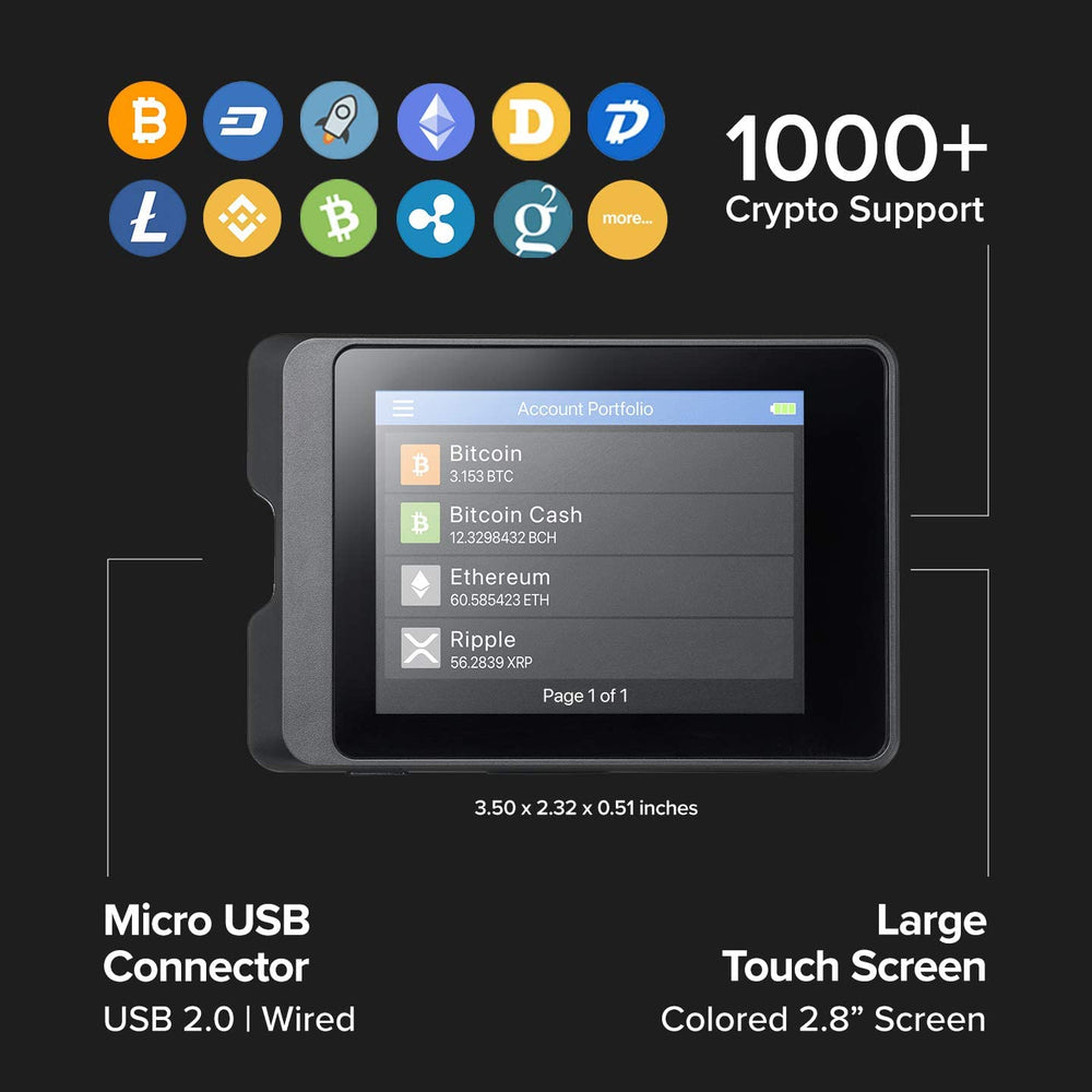 SecuX W10 - Most Secure Crypto Hardware Wallet