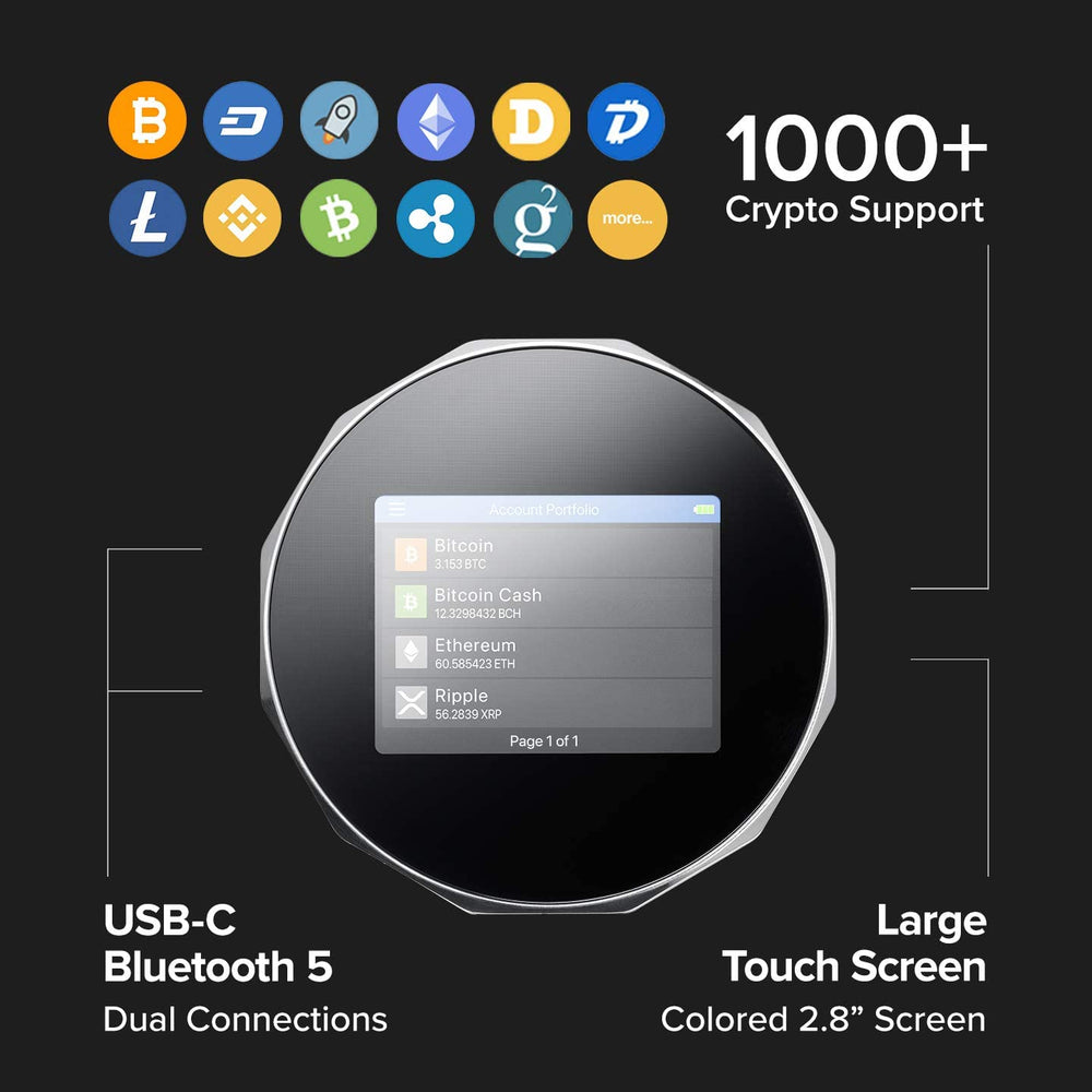 SecuX V20 - Most Secure Crypto Hardware Wallet