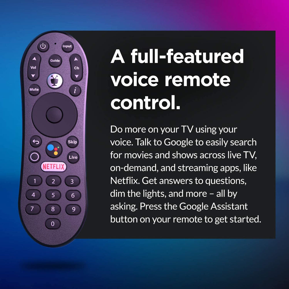 TiVo Stream 4K – Every Streaming App and Live TV on One Screen – 4K UHD, Dolby Vision HDR and Dolby Atmos Sound – Powered by Android TV – Plug-in Smart TV