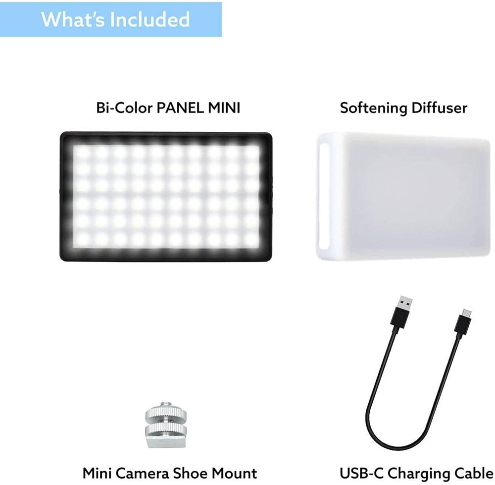 Lume Cube Panel Mini | Bicolor Continuous LED Video Light | Made for Content Creators | Photo and Video Lighting | Fits Sony, Nikon, Canon, Fuji, Panasonic