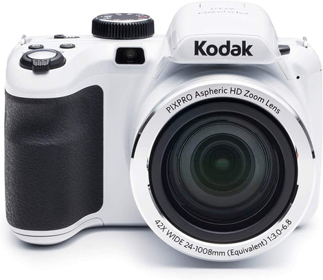KODAK PIXPRO Astro Zoom AZ421-WH 16MP Digital Camera with 42X Optical Zoom and 3" LCD Screen (White)