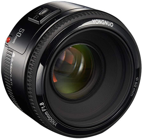 yongnuo YN50mm F1.8 Standard Prime Lens Large Aperture Auto Focus Lens Compatible with Canon EF Mount Rebel DSLR Camera (CXK5648617516965WD)