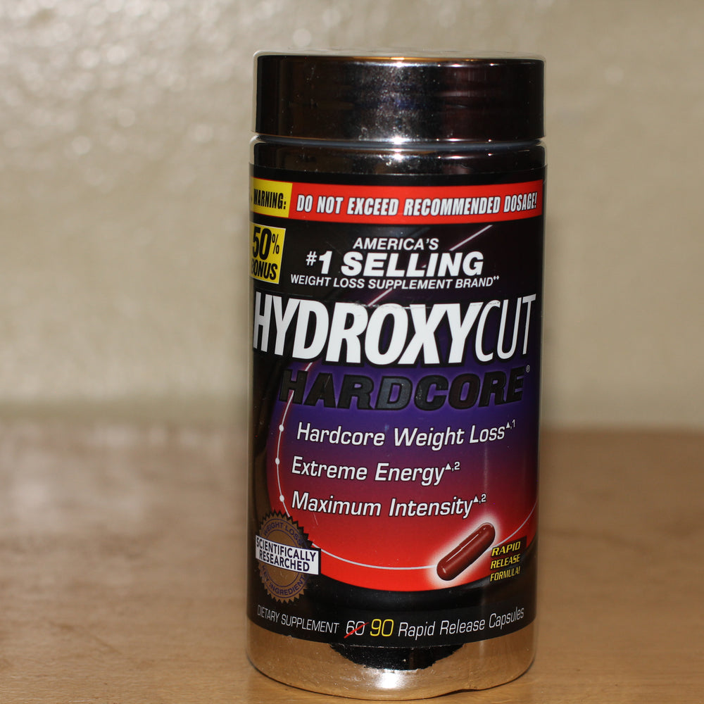 Hydroxycut Hardcore Fat Burn Weight Loss Extreme Energy Supplement 60 Capsules