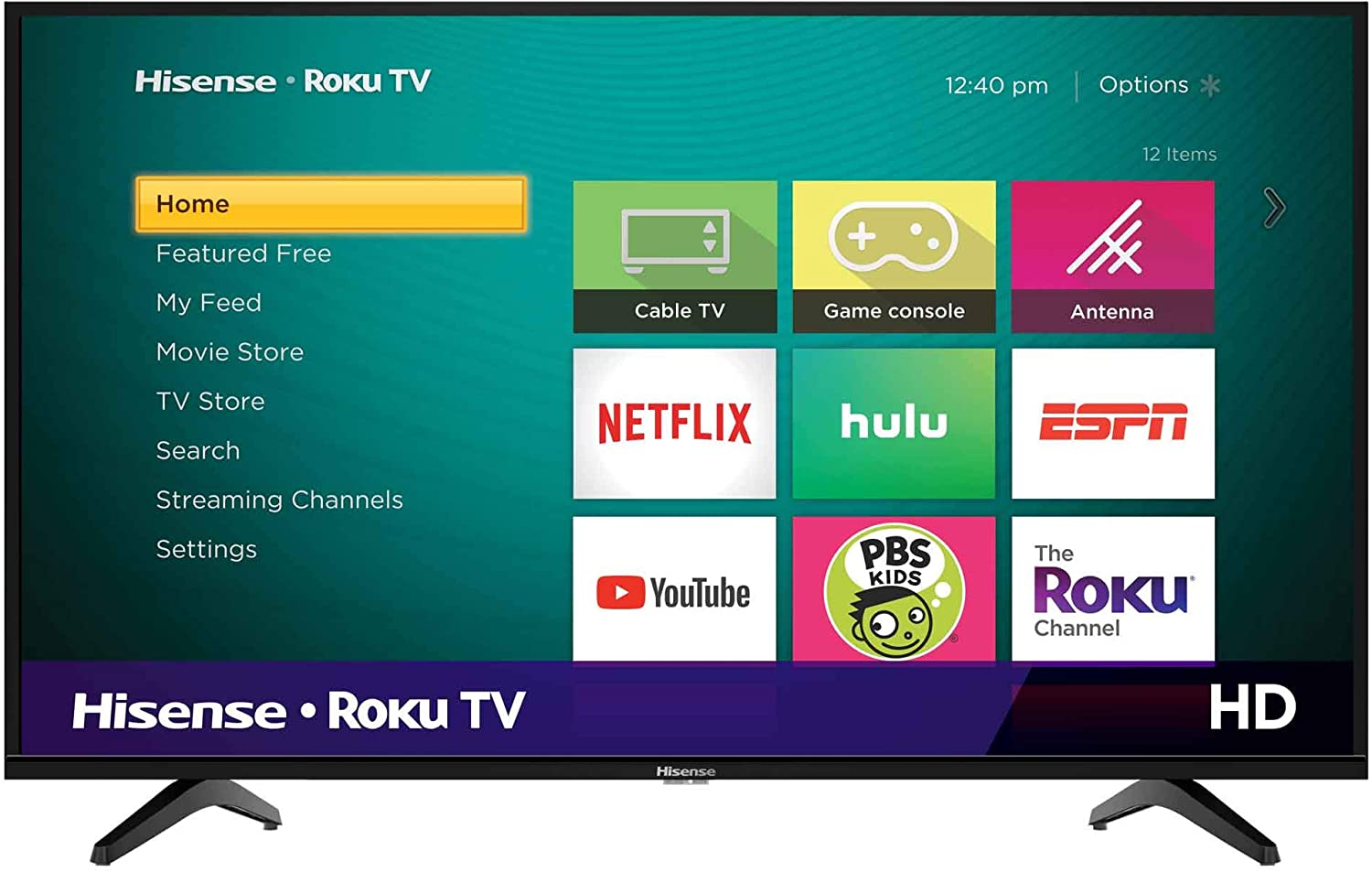 Hisense - Televisión Smart 4K ULED con Roku y compatibilidad con Alexa