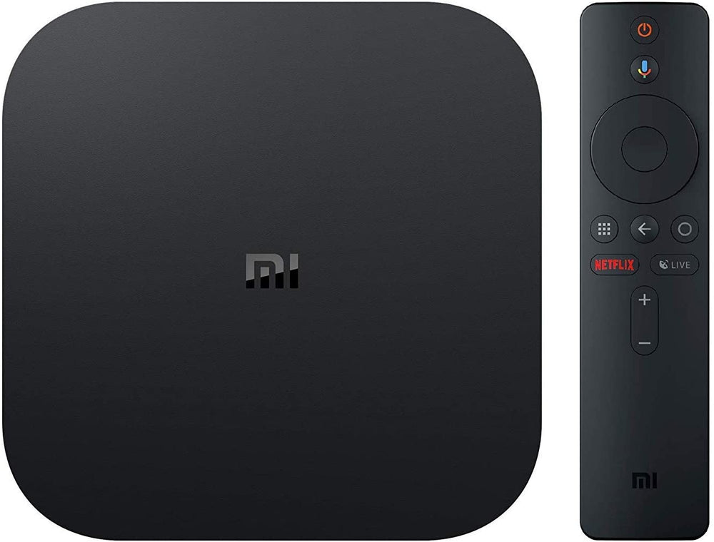 Xiaomi Mi Box S Android TV with Google Assistant Remote Streaming Media Player - Chromecast Built-in - 4K HDR - Wi-Fi - 8 GB - Black