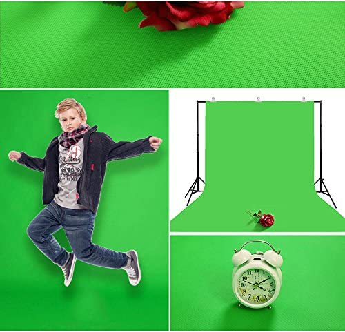 LYLYCTY Background 5x7ft Non-Woven Fabric Solid Color Green Screen Photo Backdrop Studio Photography Props LY063