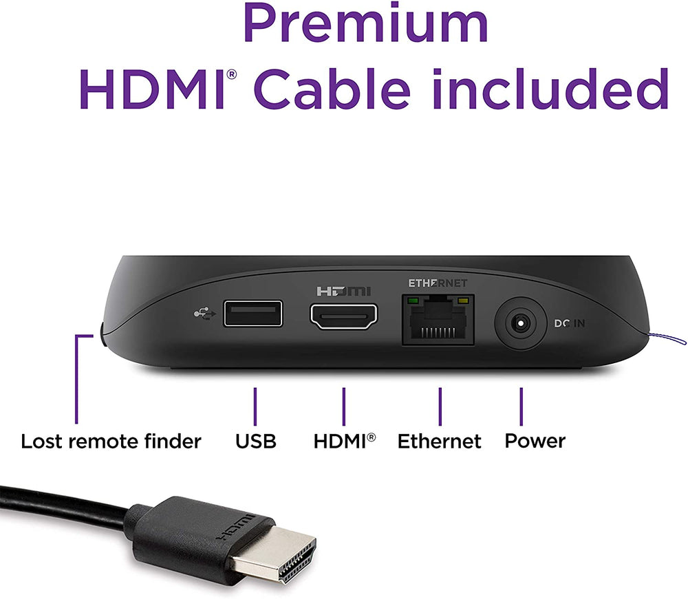 Roku Ultra 2020 | Streaming Media Player HD/4K/HDR/Dolby Vision with Dolby Atmos, Bluetooth Streaming, and Roku Voice Remote with Headphone Jack and Personal Shortcuts, Includes Premium HDMI Cable