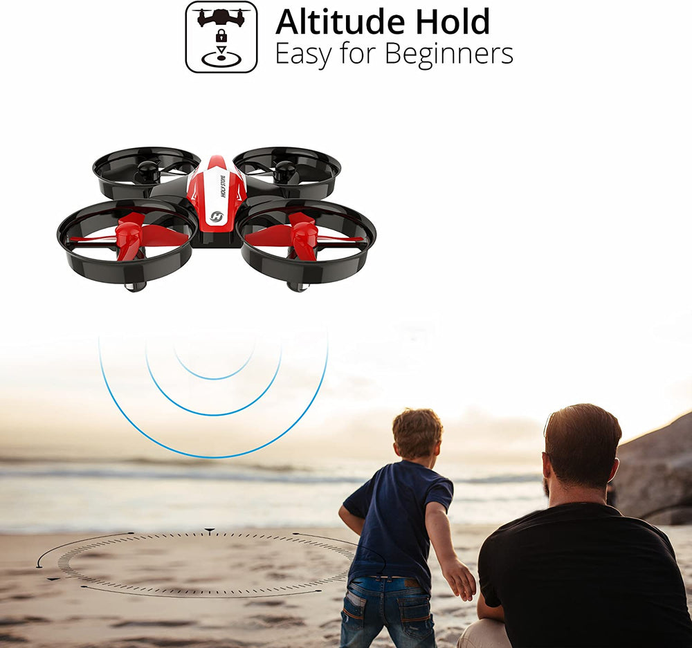 Holy Stone HS210 Mini Drone RC Nano Quadcopter Best Drone for Kids and Beginners RC Helicopter Plane with Auto Hovering, 3D Flip, Headless Mode and Extra Batteries Toys for Boys and Girls