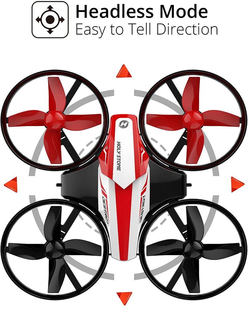 Holy Stone HS210 Mini Drone RC Nano Quadcopter Best Drone for Kids and Beginners RC Helicopter Plane with Auto Hovering, 3D Flip, Headless Mode and Extra Batteries Toys for Boys and Girls