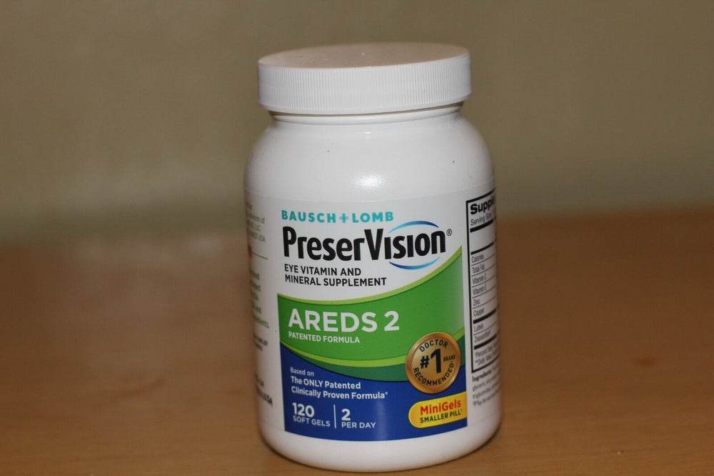 AREDS 2 BAUSCH+LOMB PRESSER VISION EYE VITAMIN/MINERAL120 Softgels